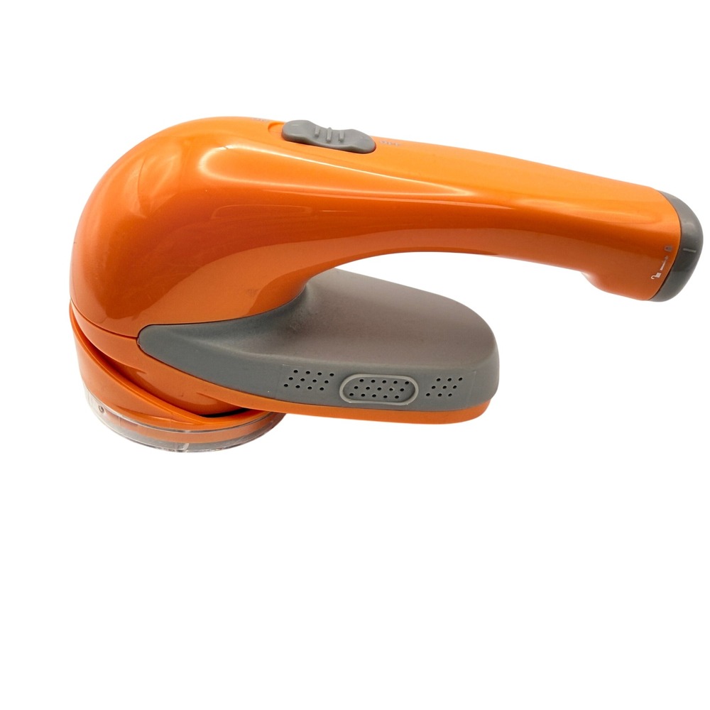 Conair Fabric Shaver Lint Remover Defuzzer Orange CLS5RGY Battery Operated - Picture 3 of 7